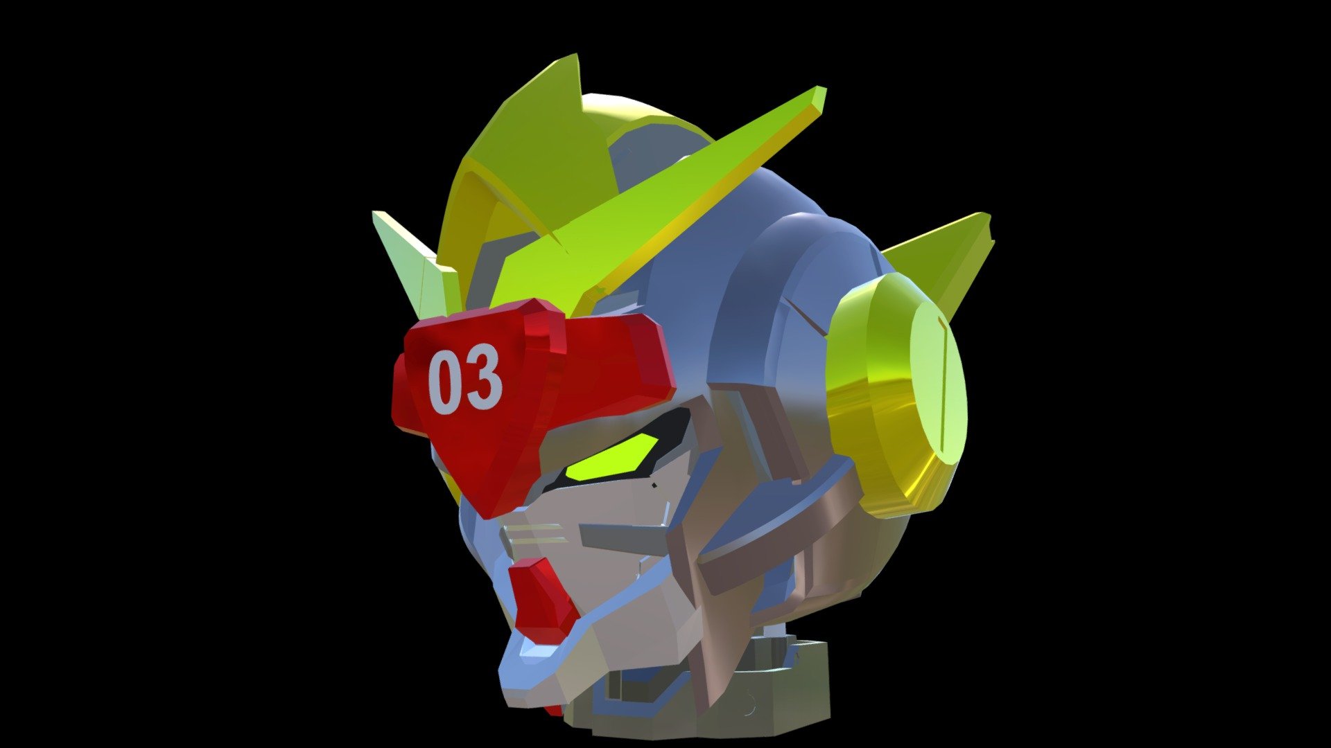 Gundam NEW HEAD Desain kepala No.3