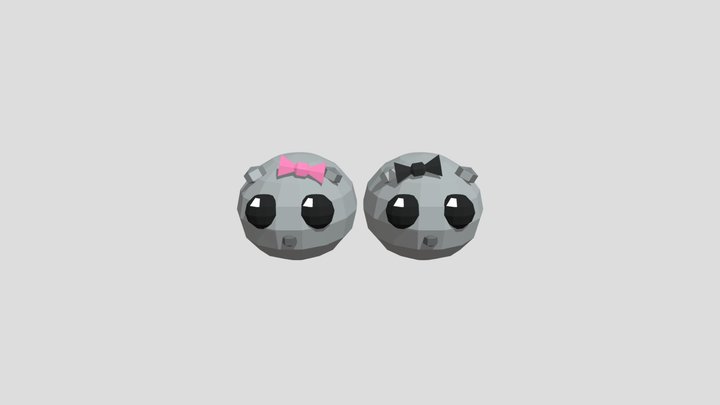 Hamsters 3D Model