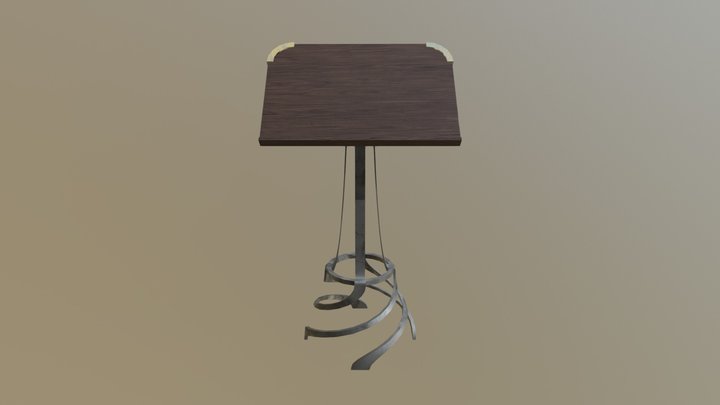 Tome Stand 3D Model