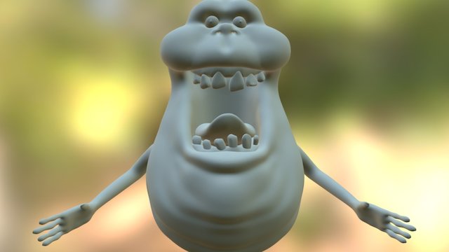 Slimer 3D Model