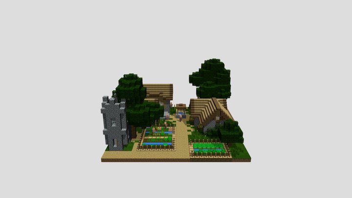 Quaint Village 3D Model