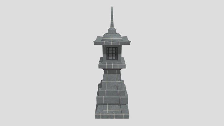 FFXIV Kugane Lantern 3D Model