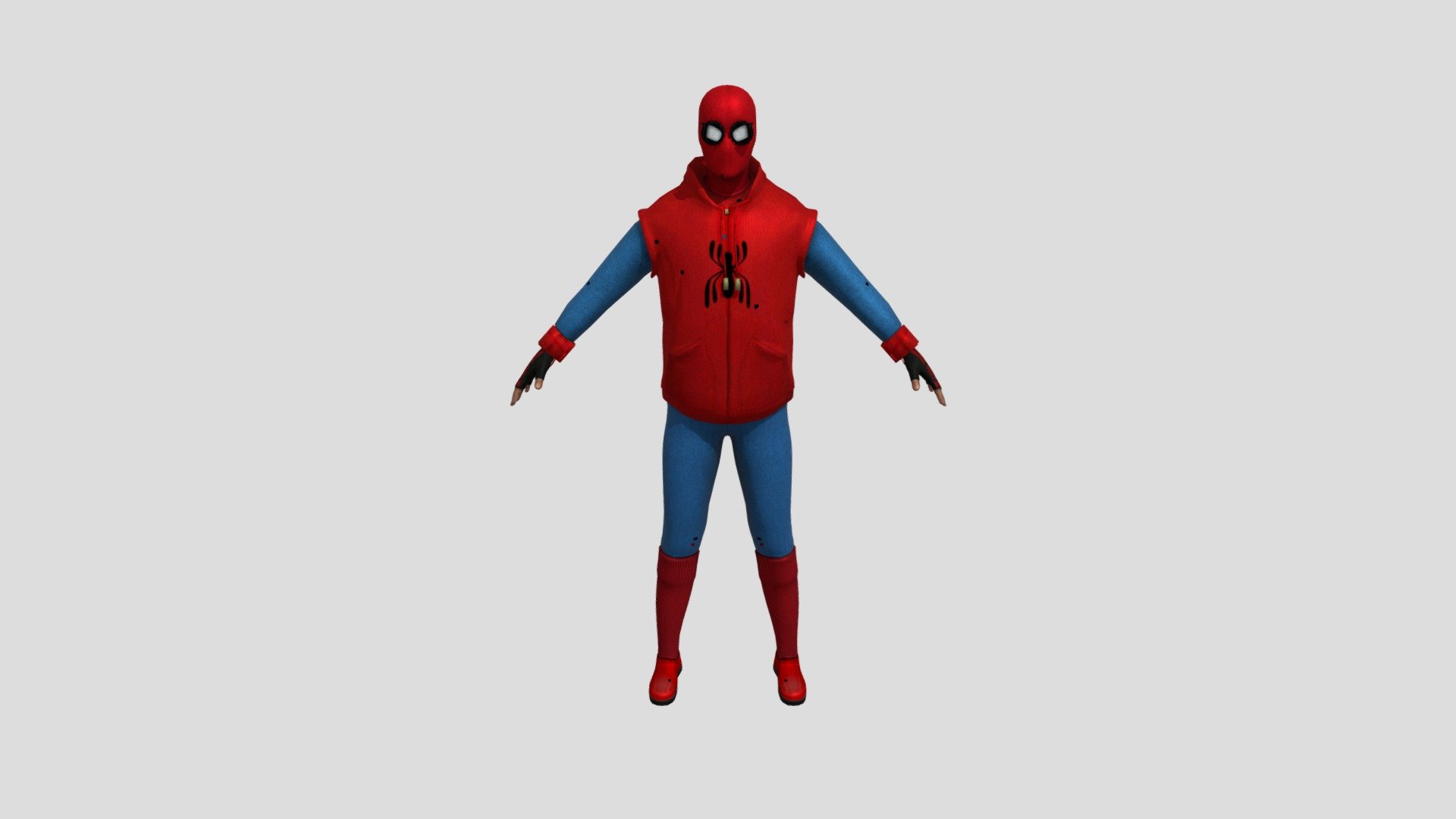 spider-man home made suit free rigged - Download Free 3D model by tuki  master (@kristianmontiel1) [3c51260]