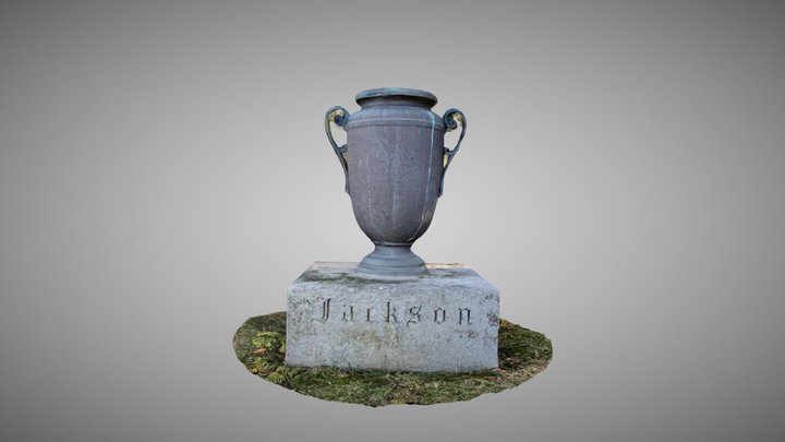 Cemetery Marker 3D Model