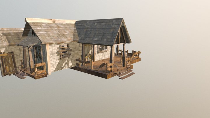 Abandoned House 3D Model
