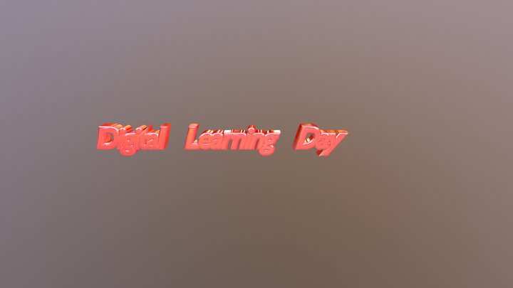 Digital Learning Day 3D Model
