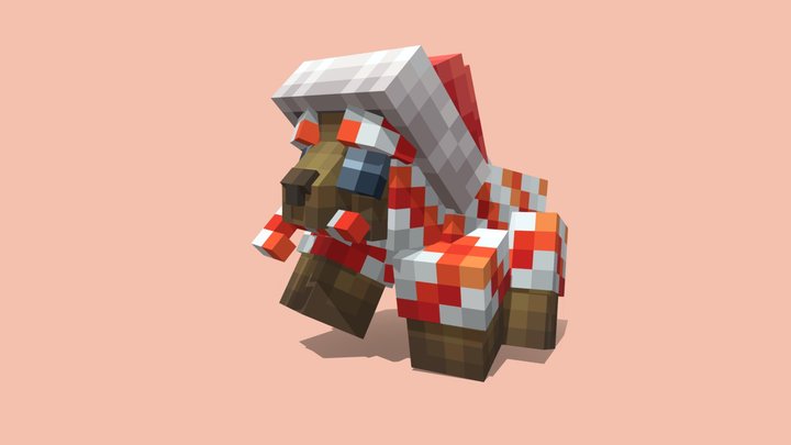 Candy Cane Sheep - Curious Companions Seasonal 3D Model