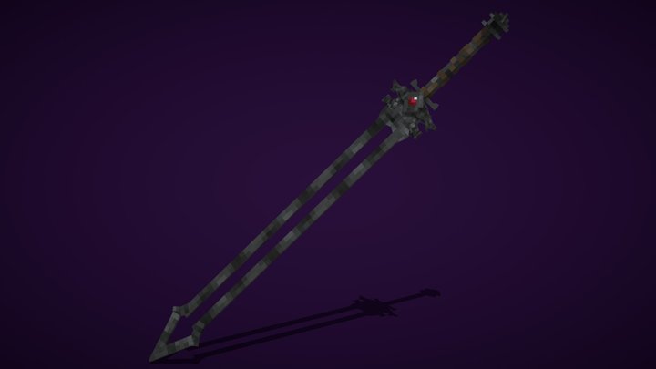 3DModel + Battle Knight Sword  MythicCraft Minecraft Marketplace