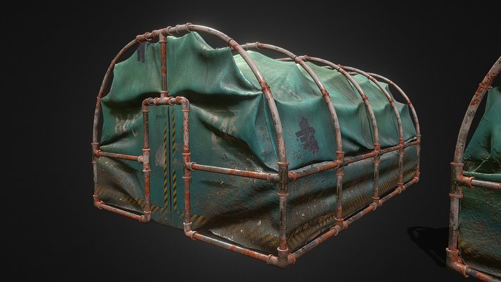 Polypix Studios - Jungle Medical Tent 3D Model