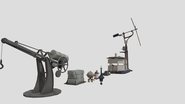 HW3: Ten Object Drafts From Your Favourite Game 3D Model