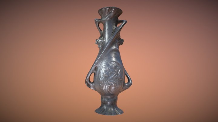 vase art nouveau 3D Model