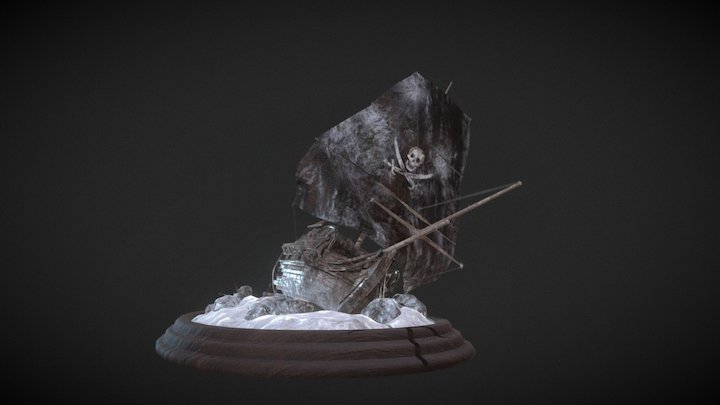 Ship Wreck 3D Model
