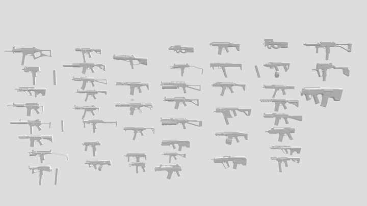 warface SMG (2022) 3D Model