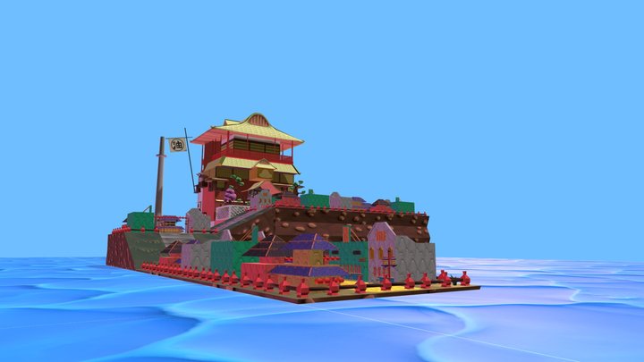 Fase V: Montaje Final del Escenario 3D Model