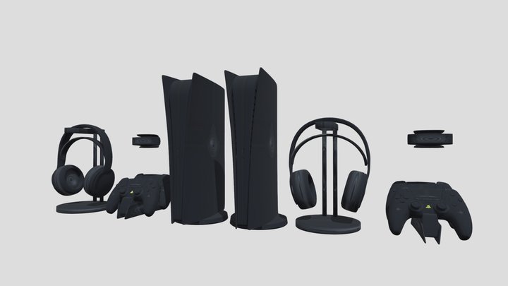 Playstation 5 Digital Edition 3D Model