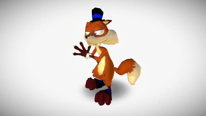 Raposa/Fox - Fábula do Pinóquio 3D Model