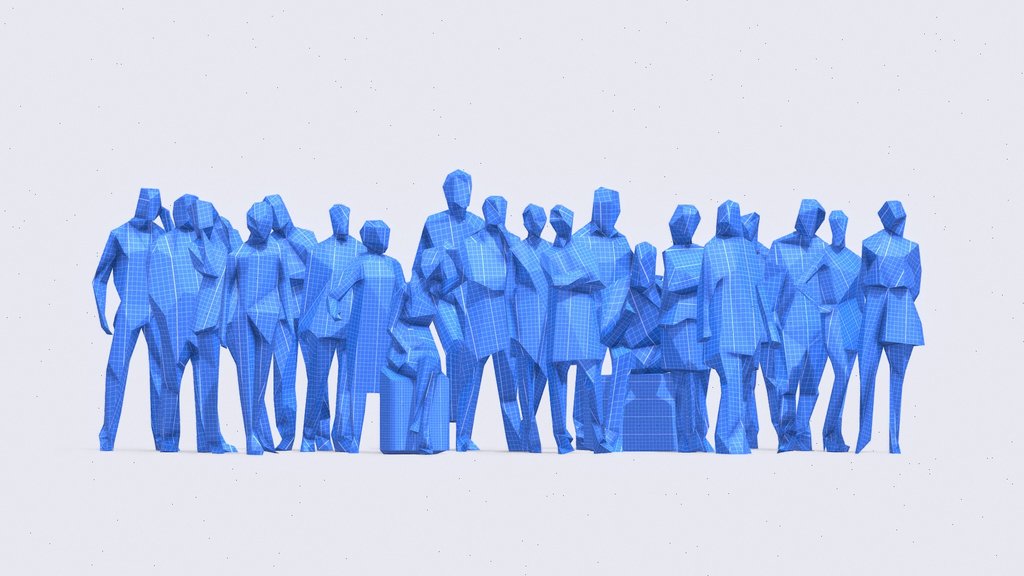 Freebie - Lowpoly People
