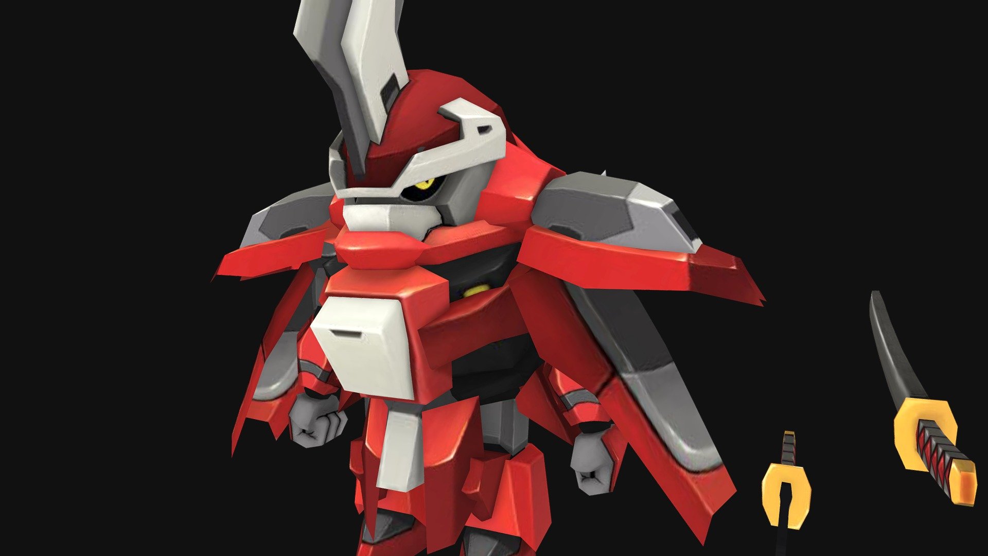 Red mecha - Download Free 3D model by Gomuz (@gomugomu) [3c57c43 ...