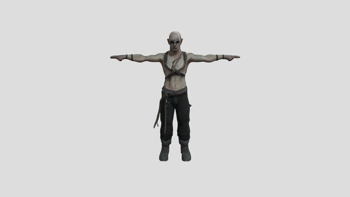 Bald Man 3D Model