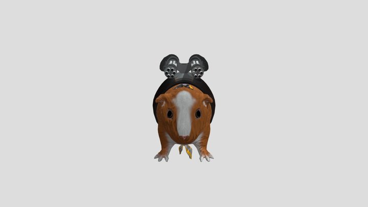 WarPigTextureWithBandana 3D Model