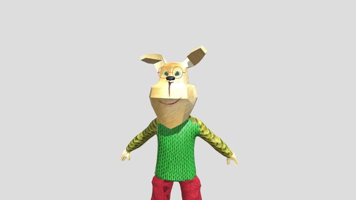 Гена из 5 ночей с тимохой 2:деревня 3D Model