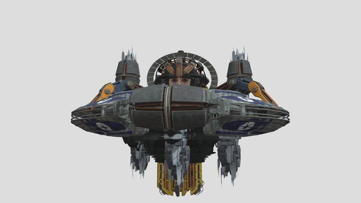 Mothership astro toilet by xxtiffanyxx 3D Model