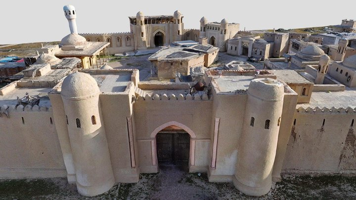 City of Nomads. Kazakhstan 3D Model