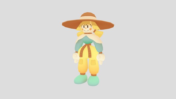 Scarecrow Sally 3D Model