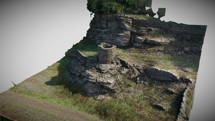 Pueblo antiguo Portomarín_700K 3D Model