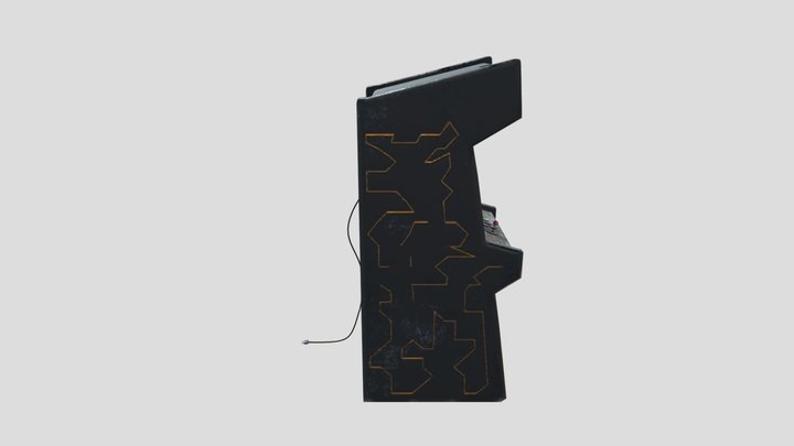 Futuristic Delapidated Arcane Machine 3D Model