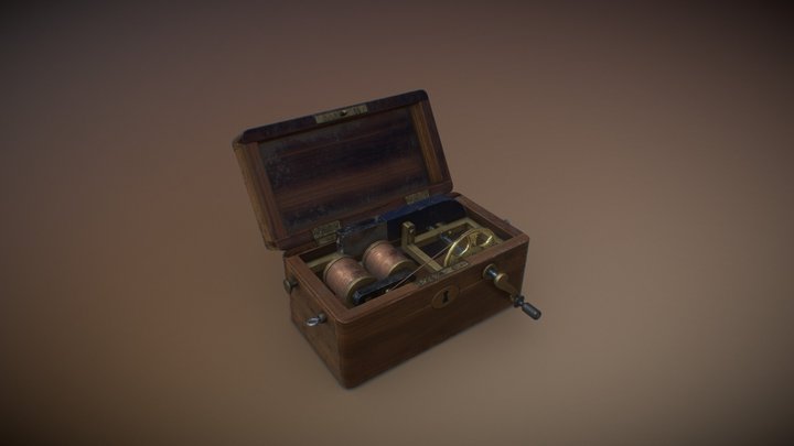 Victorian Monster lab-ShockBox 3D Model