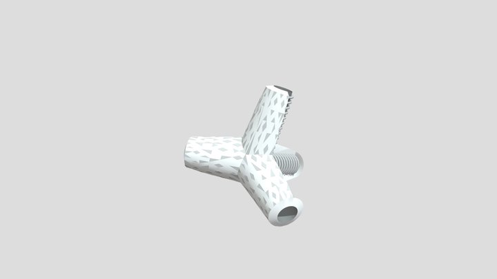 Tetrapods- Hollow 3D Model