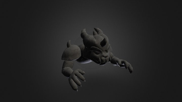 Game asset - castle gargoyle 3D Model
