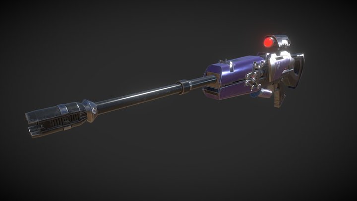 widowmaker gun 3D Model