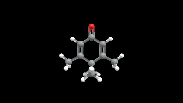 Penguinone Molecule – Kostenloses 3D-Modell STL