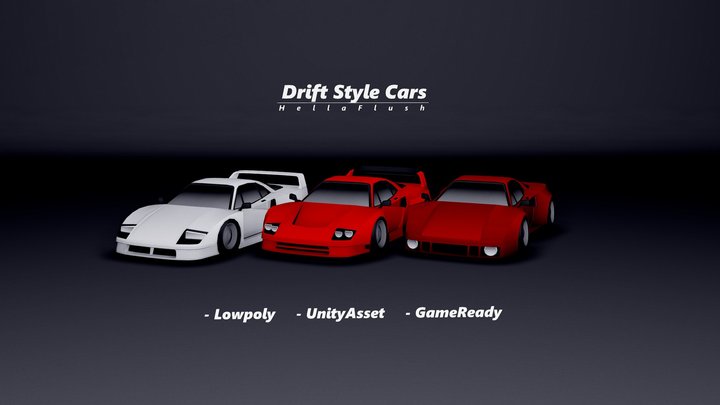 HellaFlush: DriftStyleCars - Classic - FF201 3D Model