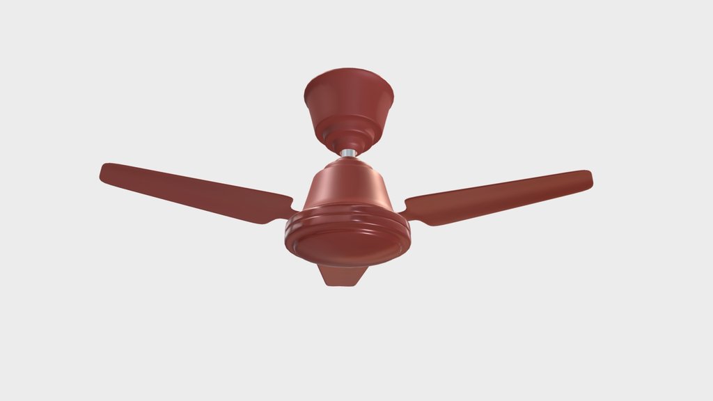 Realistic Ceiling Fan 3D Model
