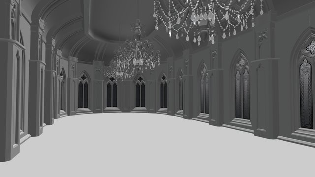 Ballroom 3D Model