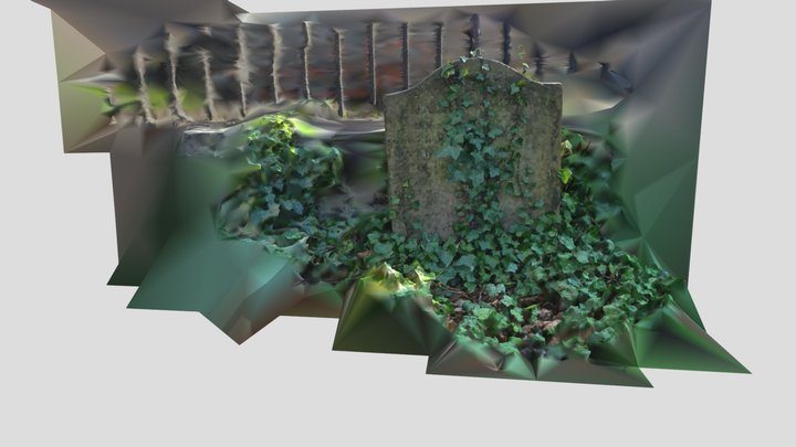 Overgrown_graveyard_tumb 3D Model