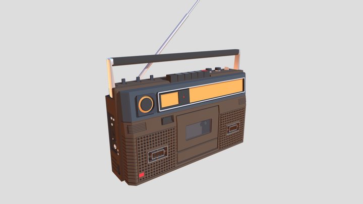 boombox 3D Model