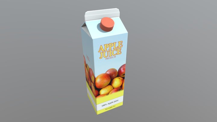Apple Juice 3D Model