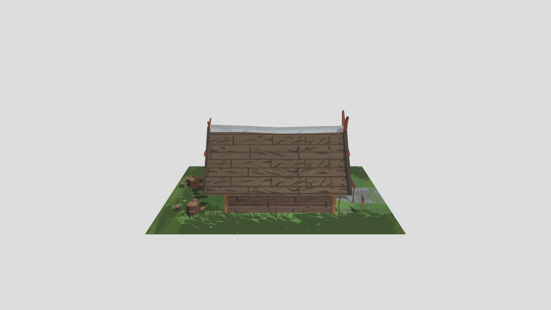 Brent Herreman Game Art Viking House
