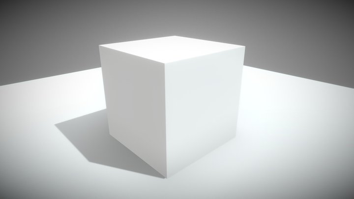 Модель куба 3D Model