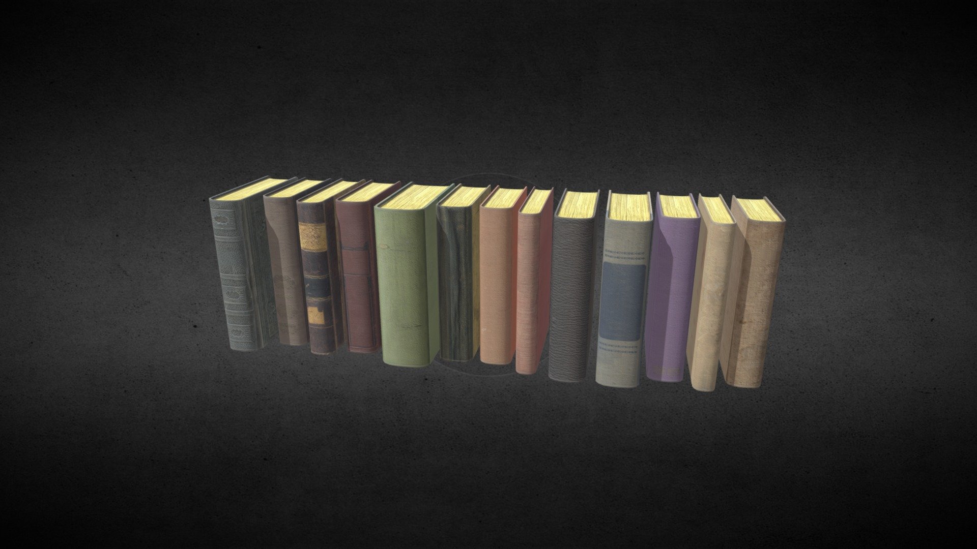 Low Poly books - Download Free 3D model by Green Eyesman (@greeneyesman ...