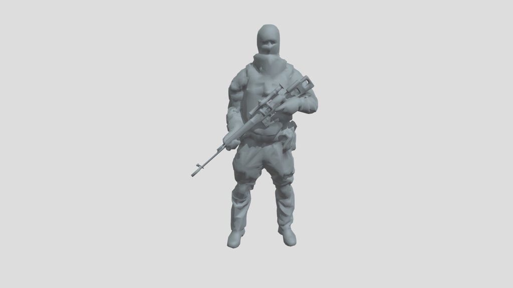Lowpoly People Swat Soldier