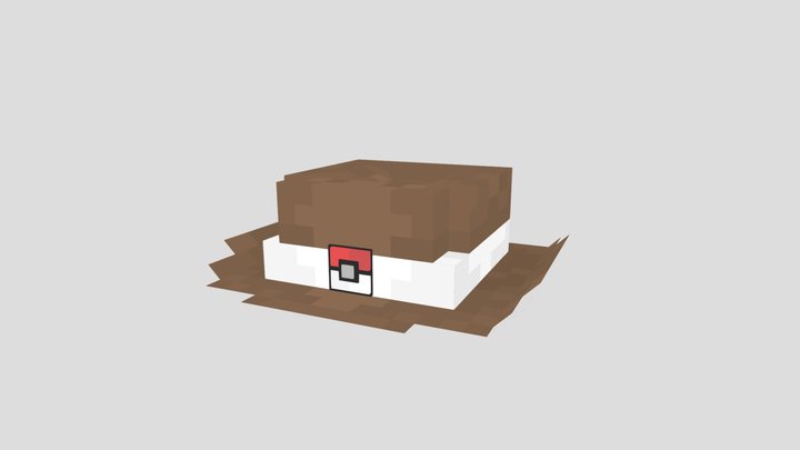 Pokémon Themed Cowboy Hat 3D Model