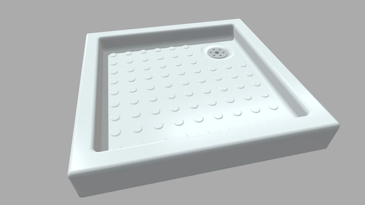 Душ корито / Shower tray 90x90cm 3D Model