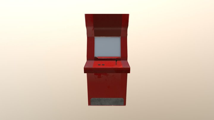 Arcade Booth 3D Model