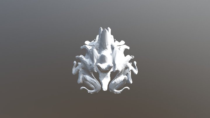 Lovecraftian inspired helmet 3D Model