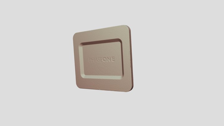 Phase One / Mamiya 645 Camera body rear cover 3D Model